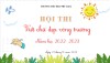 MỪNG KỈ NIỆM 40 NĂM NGÀY NHÀ GIÁO VN HỘI THI “NÉT BÚT TRI ÂN”