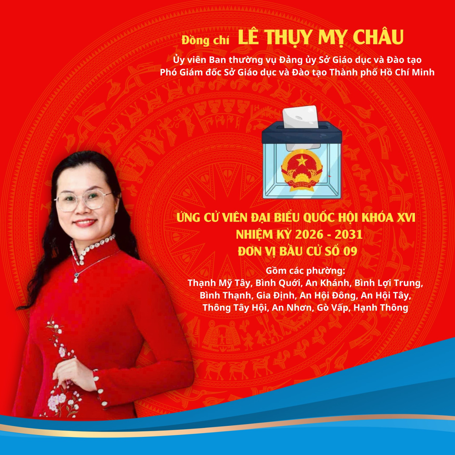 Tuyên truyền ứng cử viên đại biểu Quốc Hội NK: 2026-2031