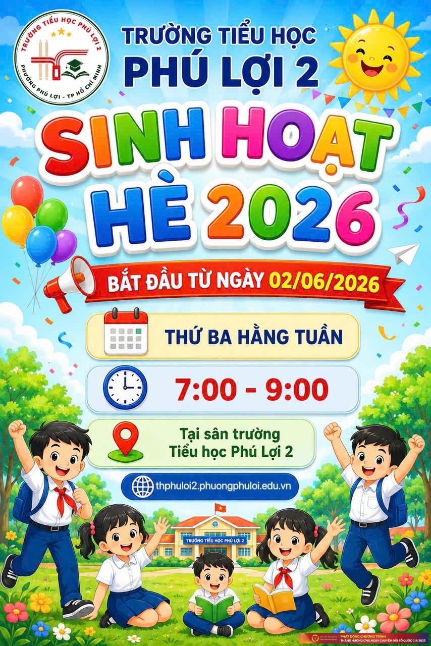 Sinh hoạt hè 2026